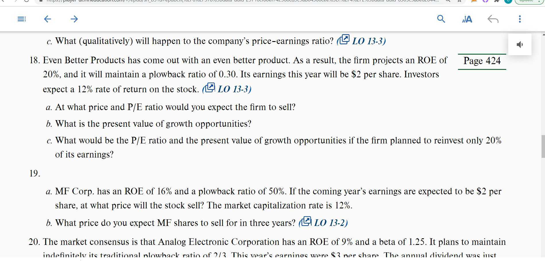 Chapter 13 Problem 18