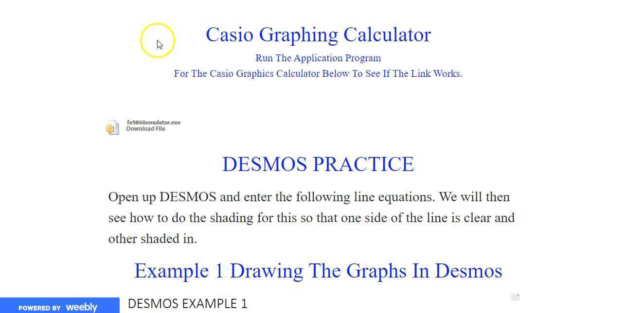 graphing calculator ti 84 online desmos emu