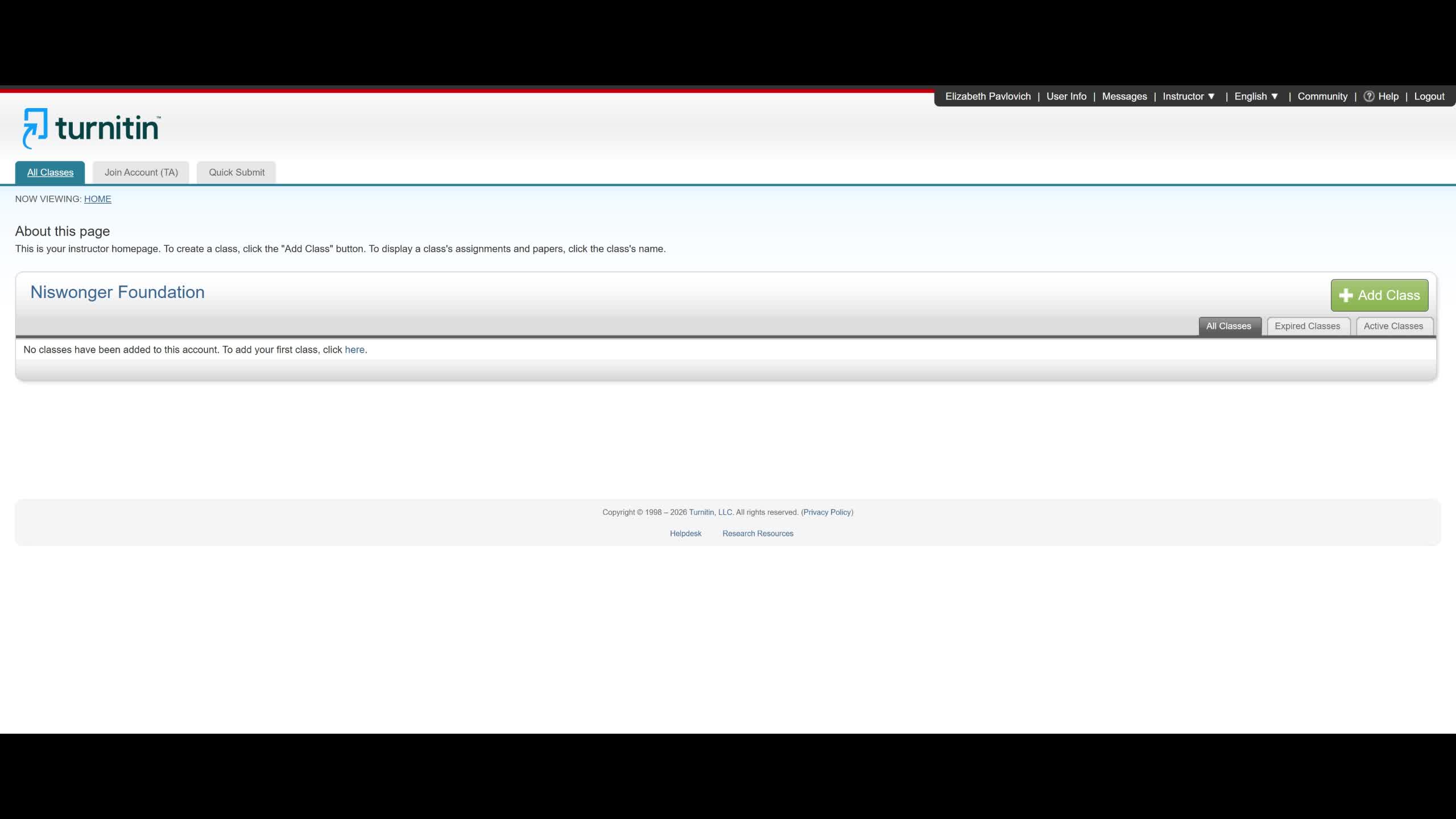 Teachers- Turnitin Account and Quick Submits