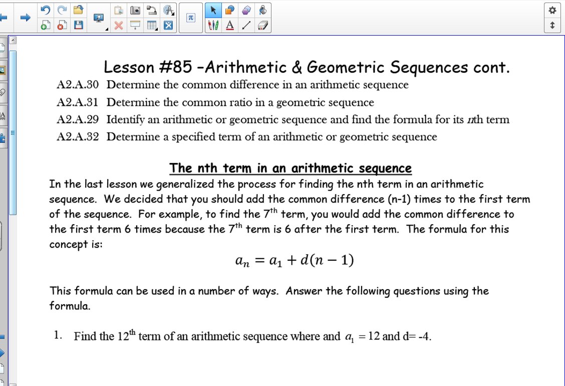 best explanation of geometric and arithmetic sequences