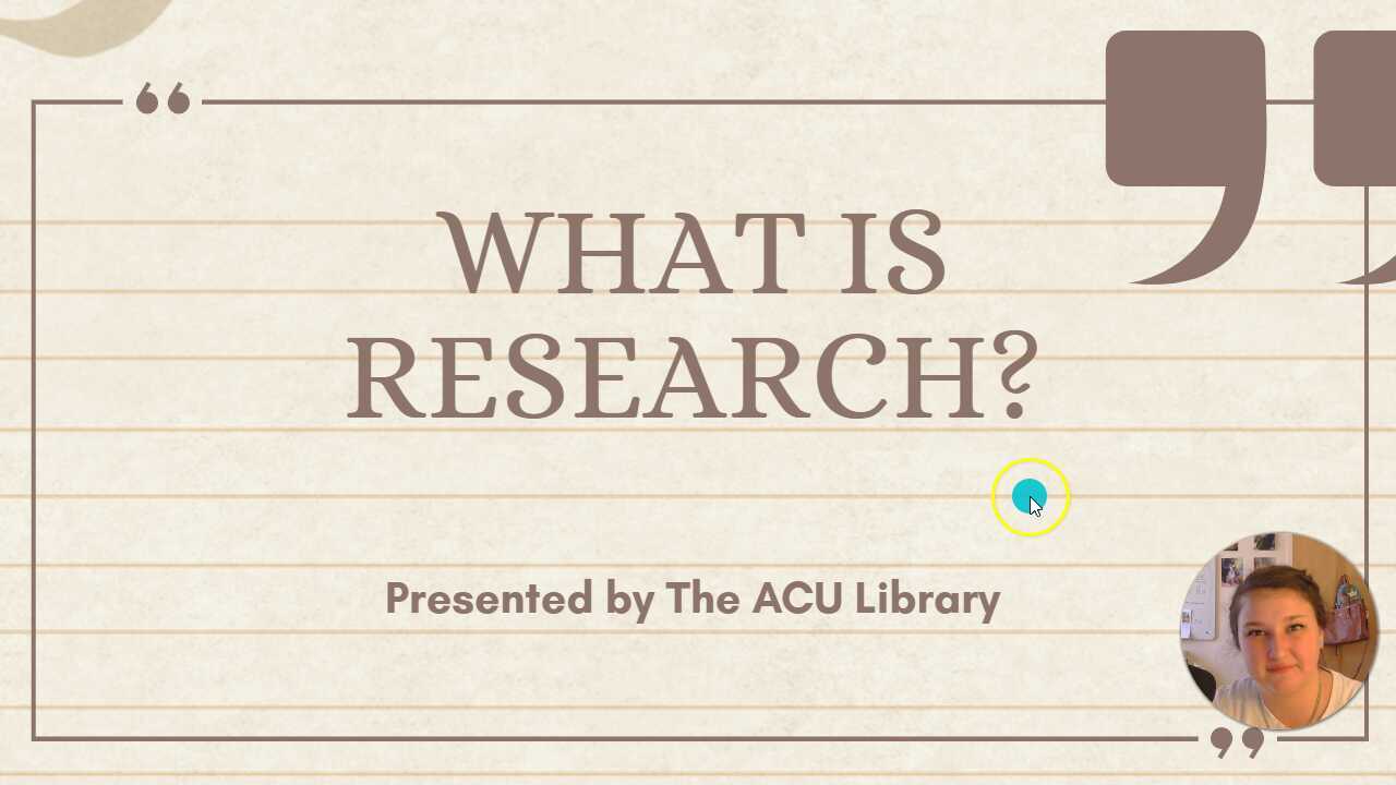 What is Research?