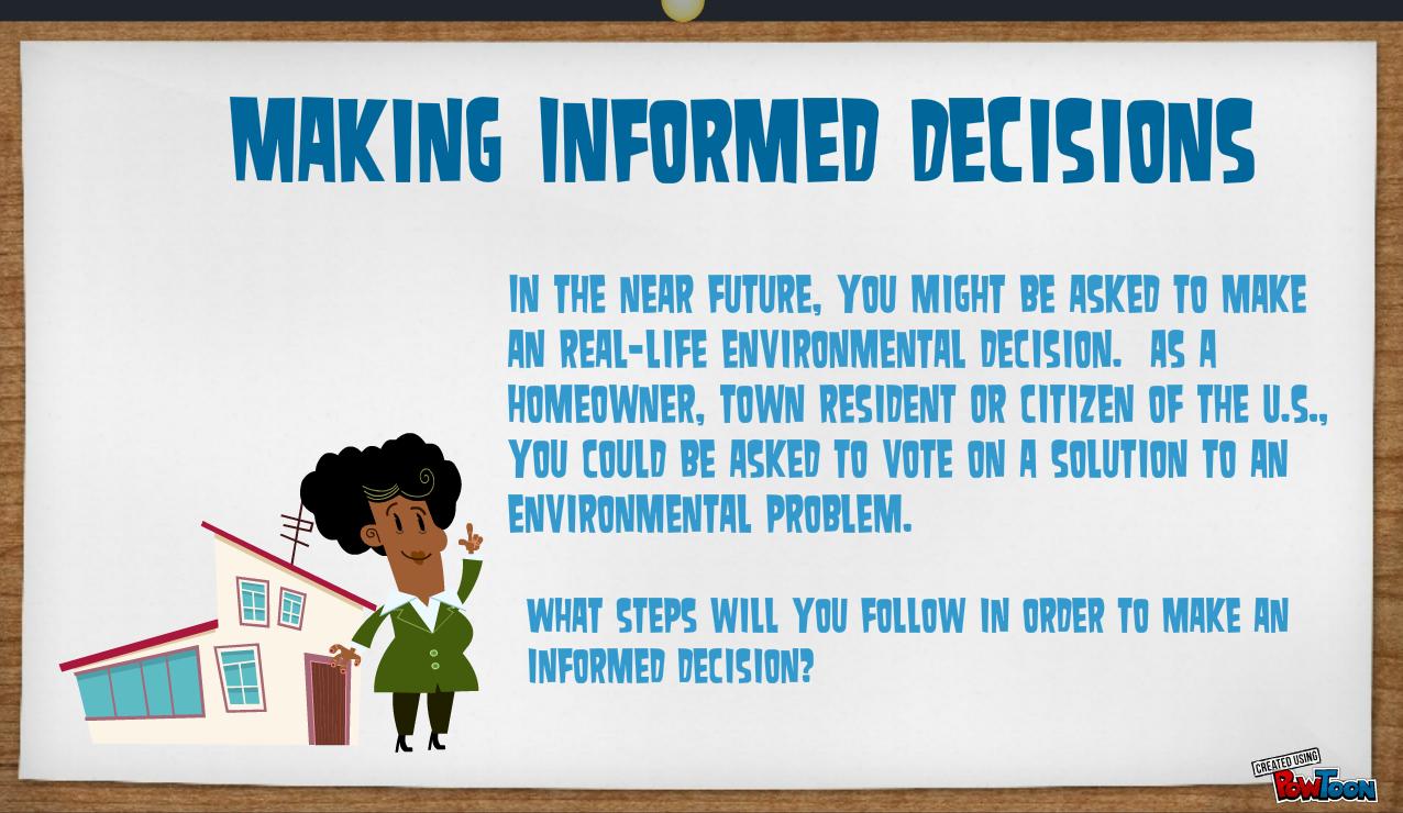 make informed decisions