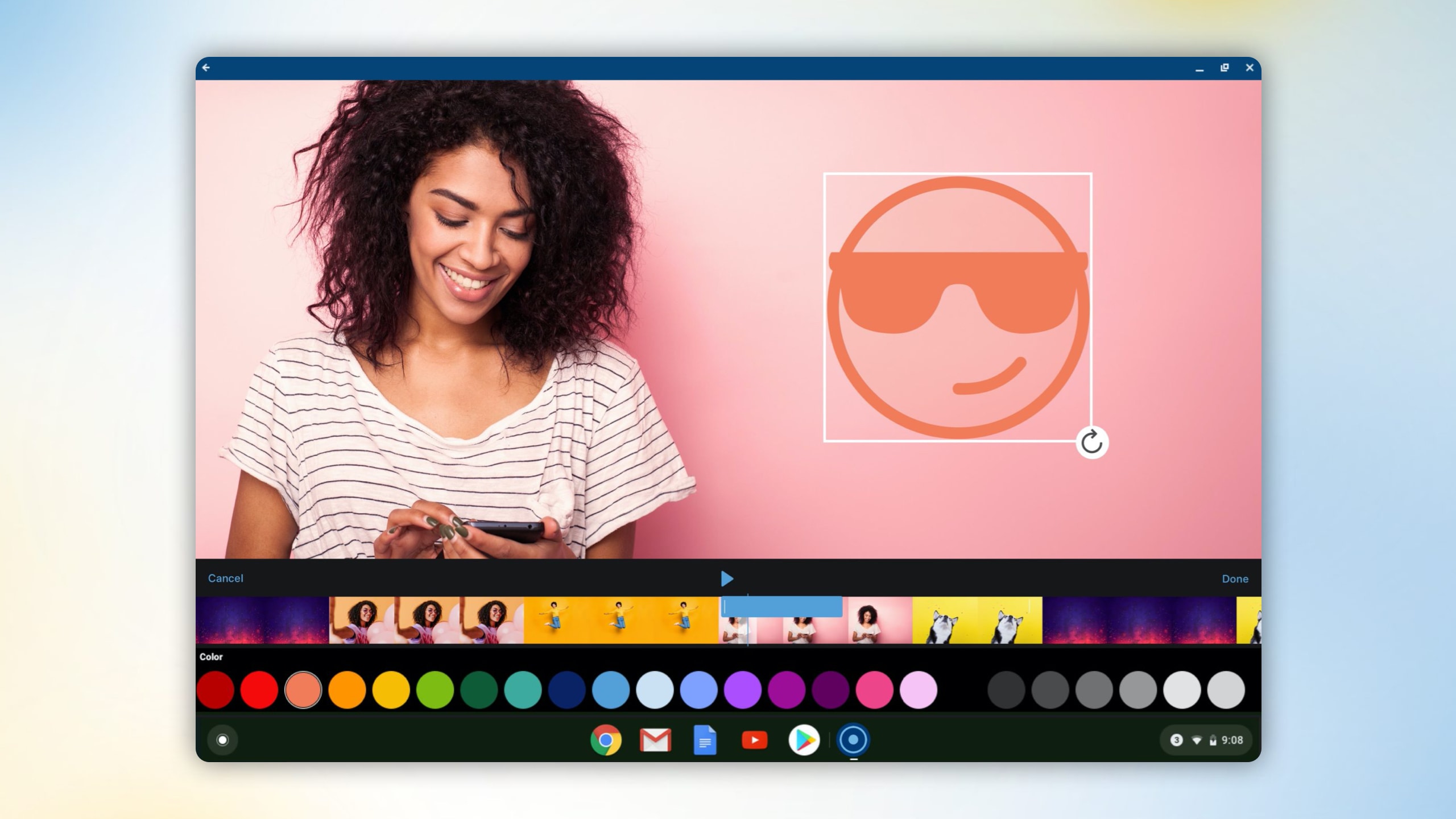 Overview of the Chromebook Video Editor