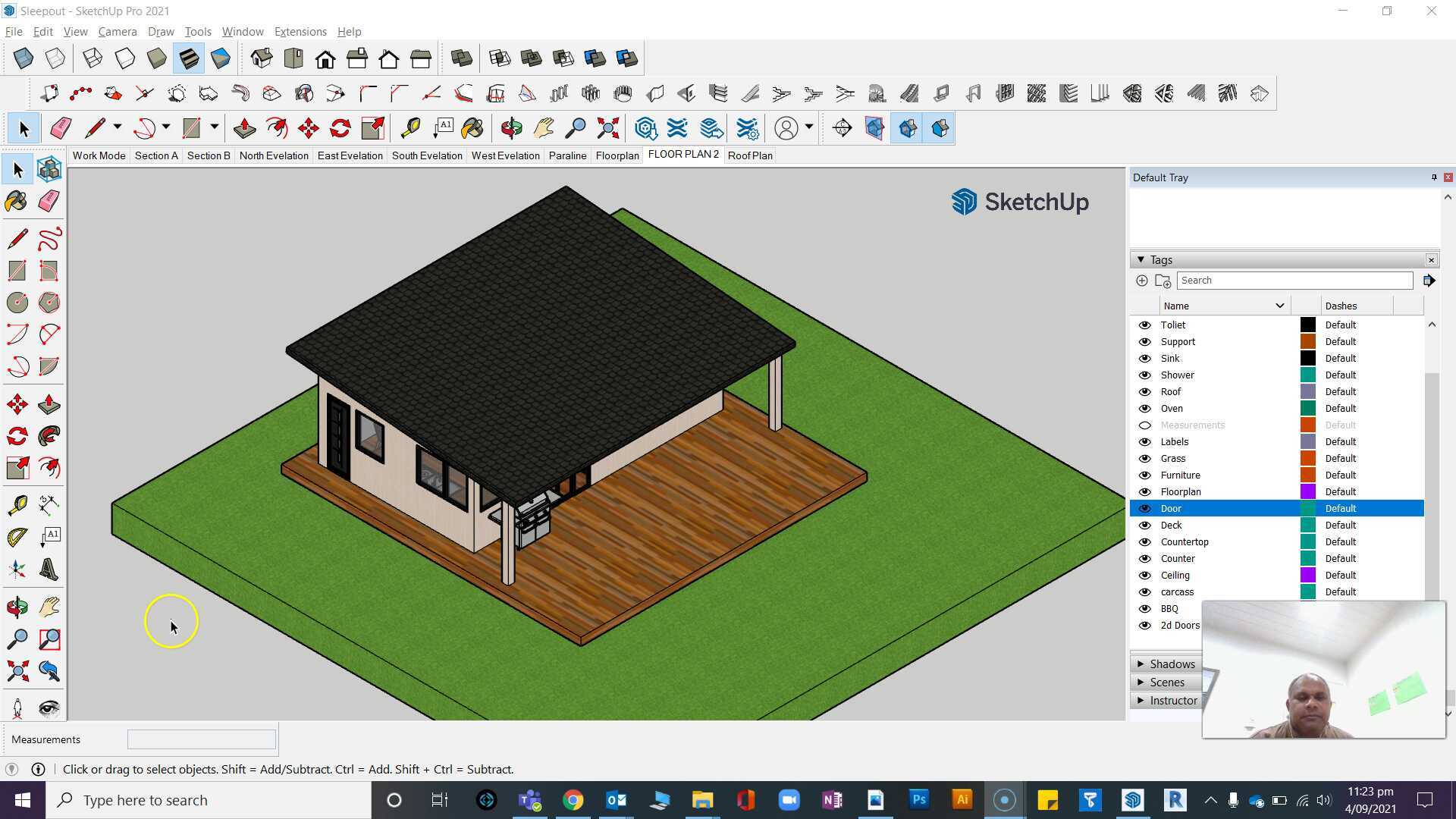 wHITE BACKGROUND IN SKETCHUP