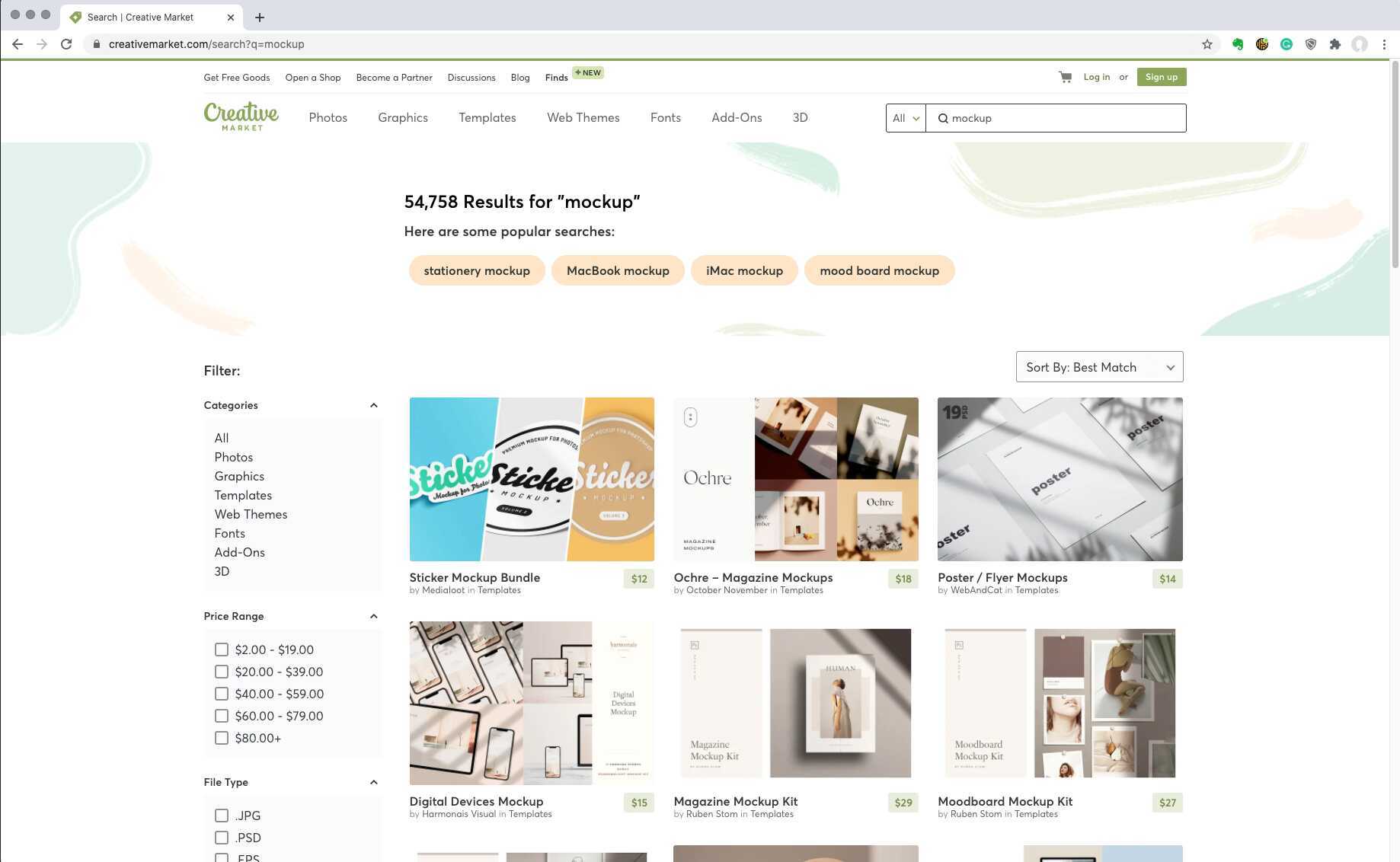 Adobe Photoshop: Using Mockup Files