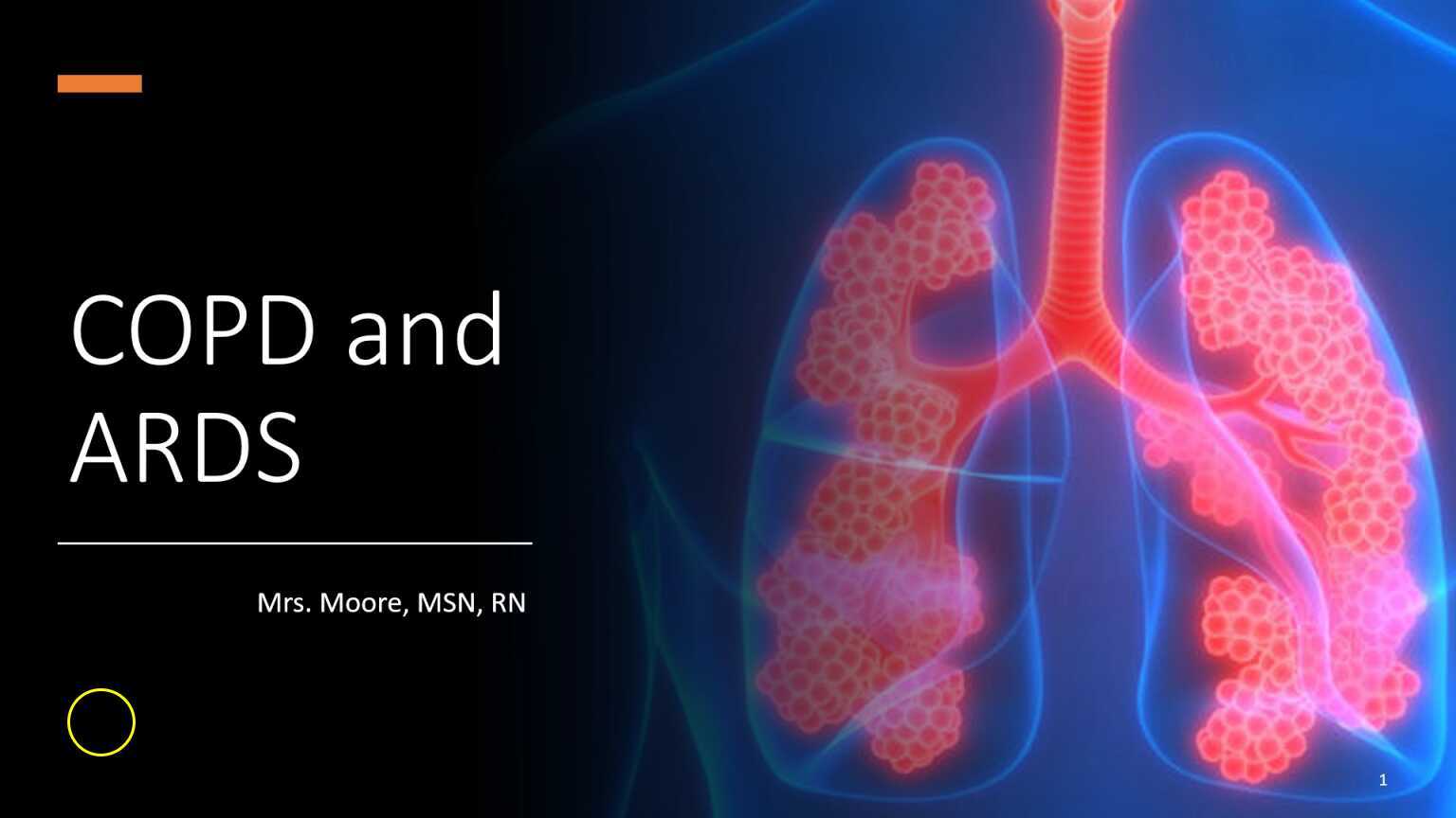 Lower Respiratory COPD Introduction
