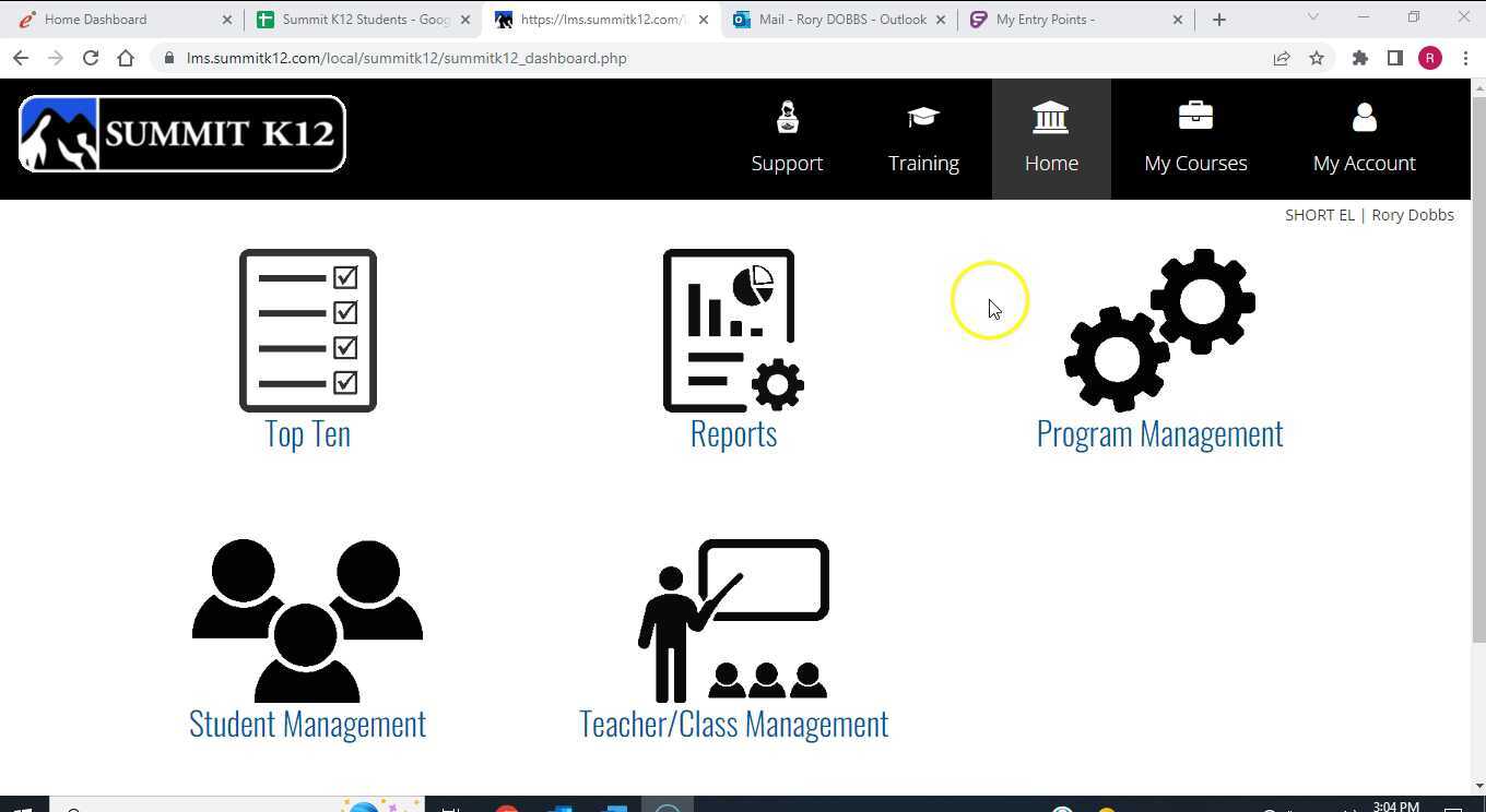 Where are the Benchmarks in Summit K12?