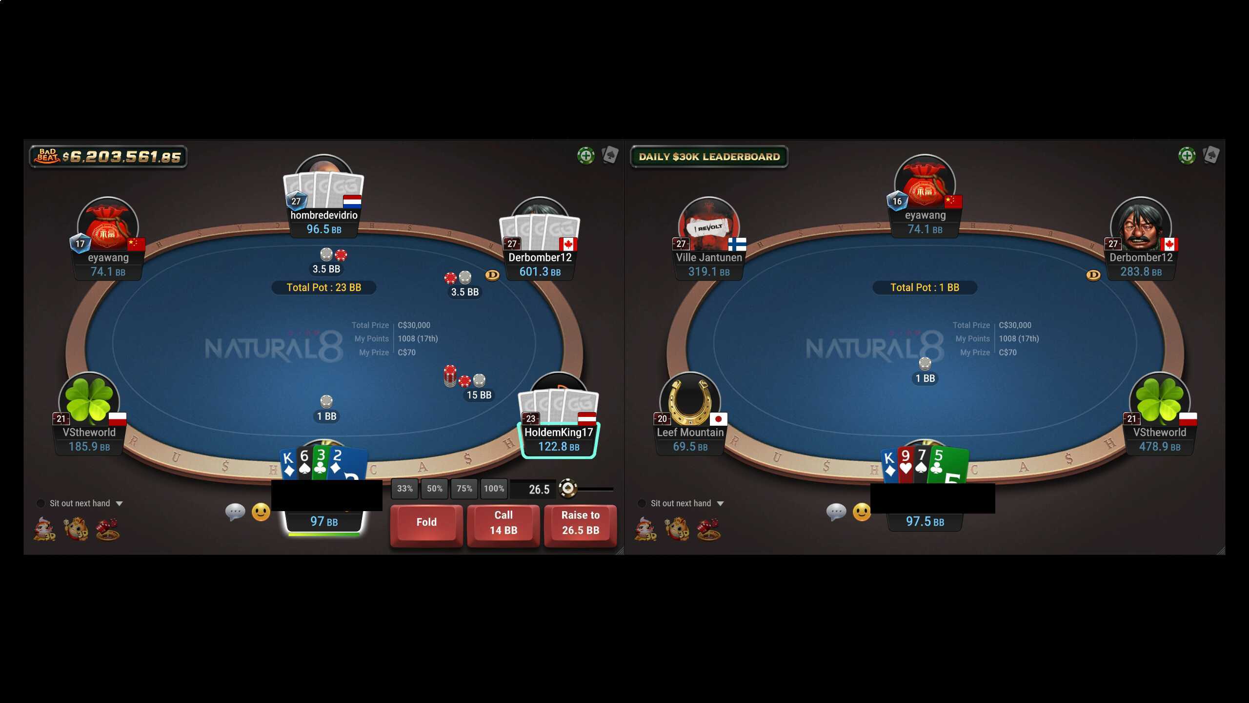 PLO Rush & Cash on GGPoker