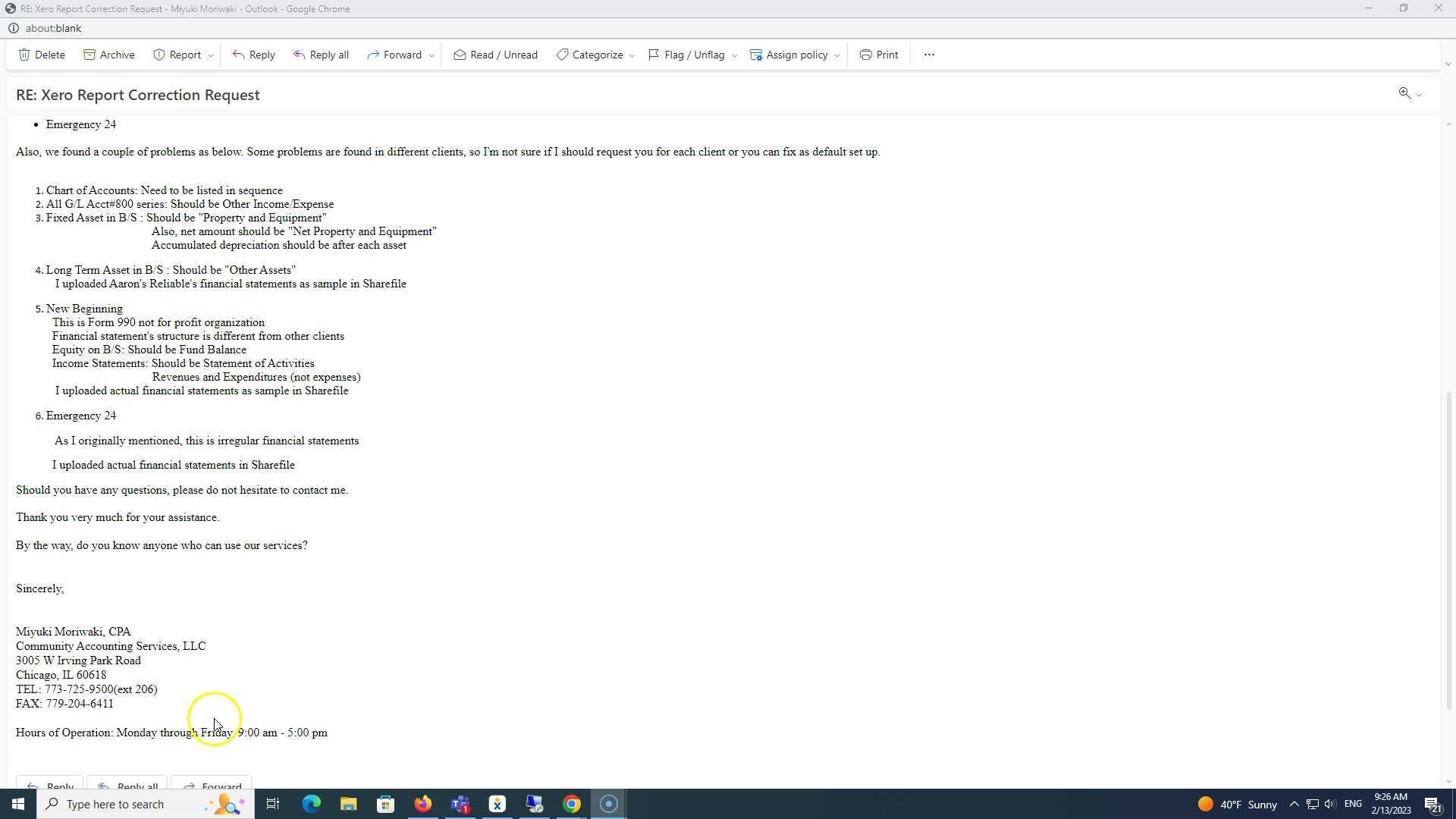 Xero conversion questions 021323