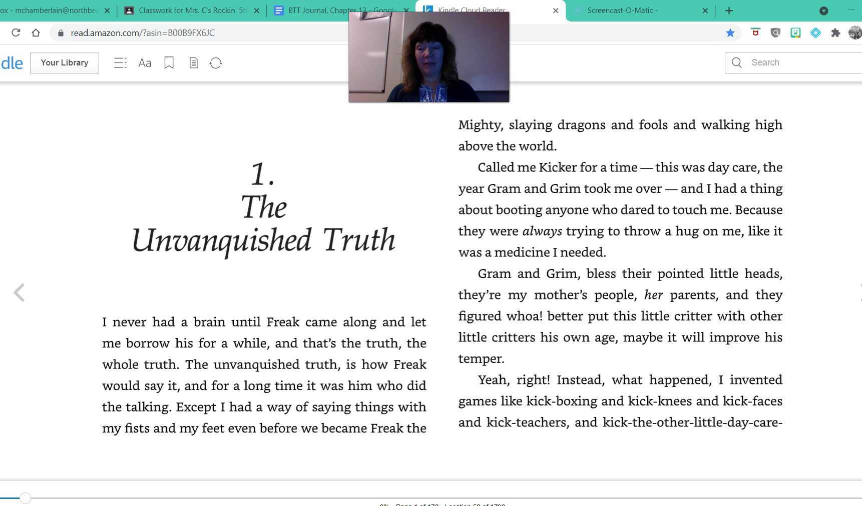 Freak The Mighty Chapters 1 3