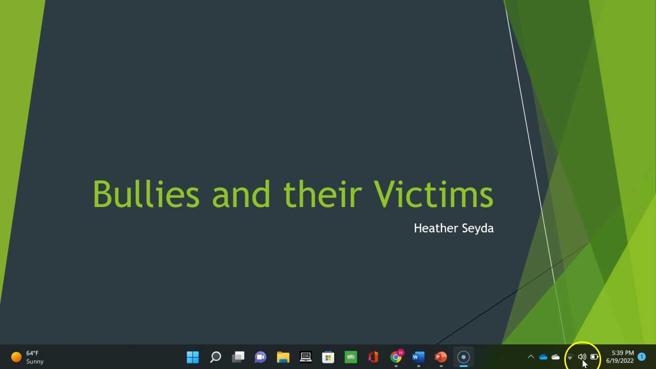 Bullies and their Victims