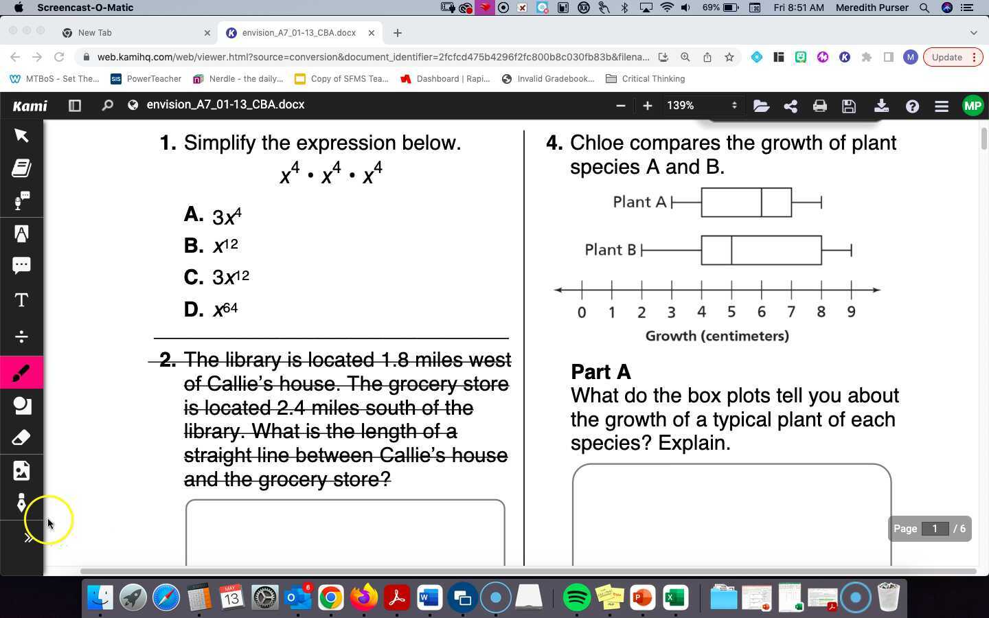 7th Accel Final Study Guide #1-10