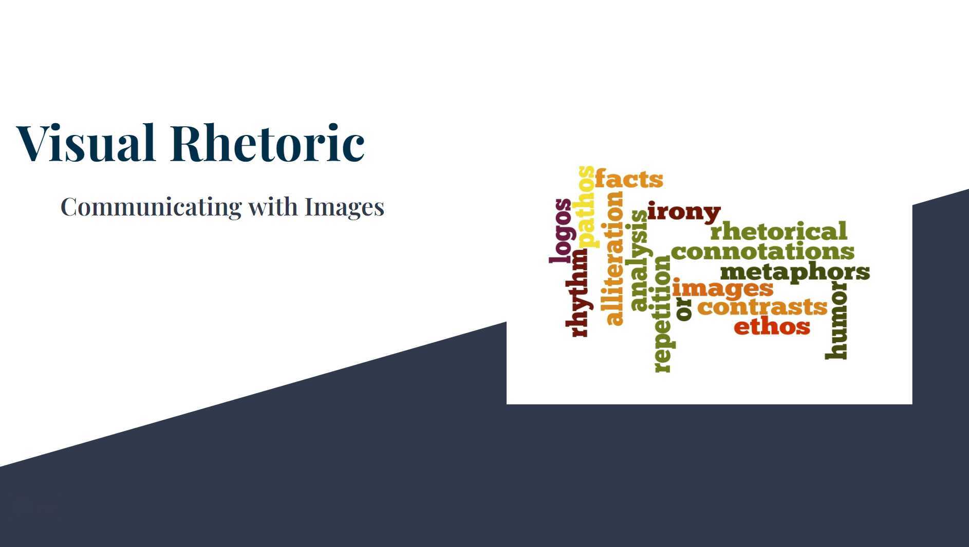 Visual Rhetoric: Communicating with Images