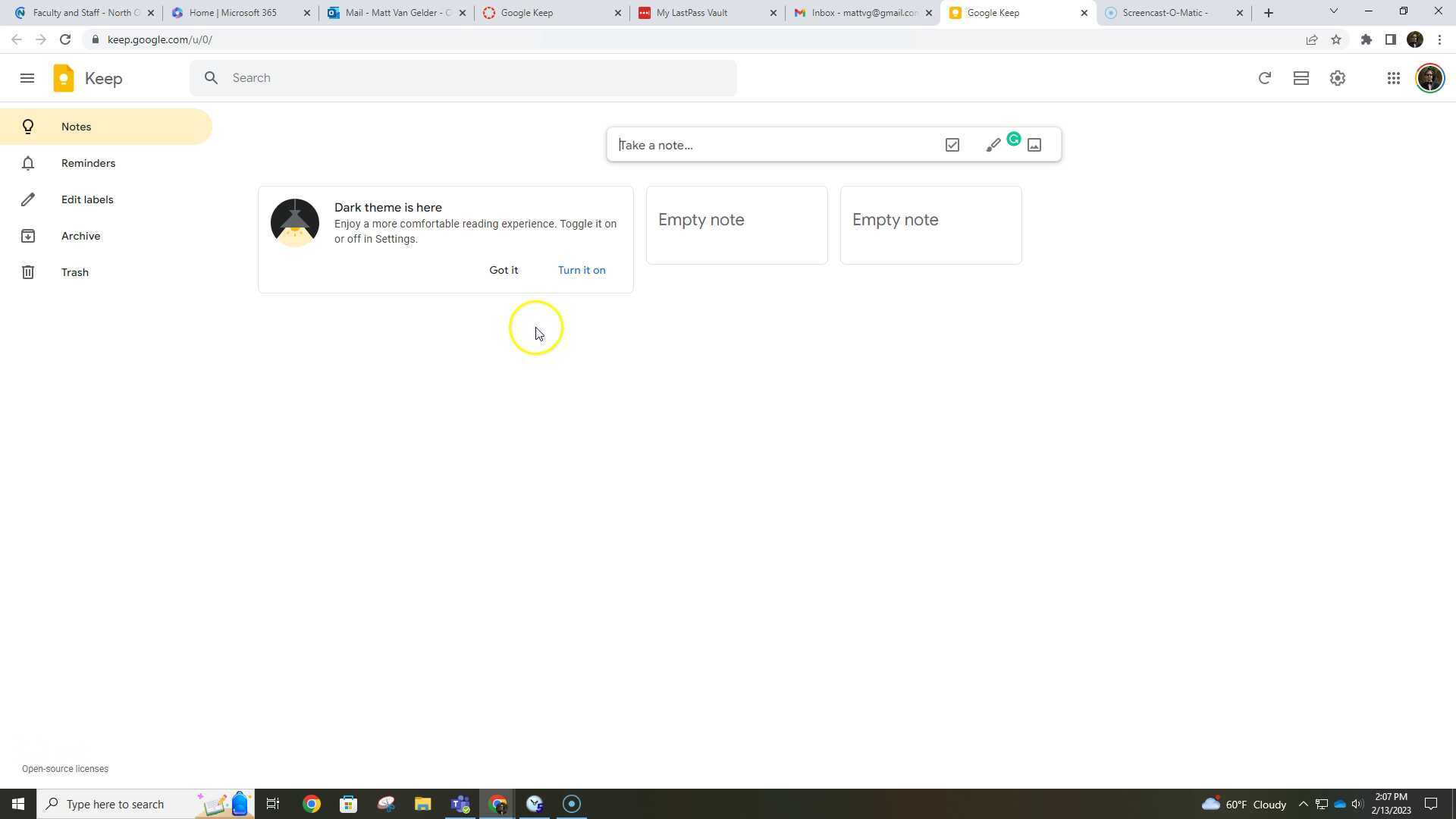 Google keep