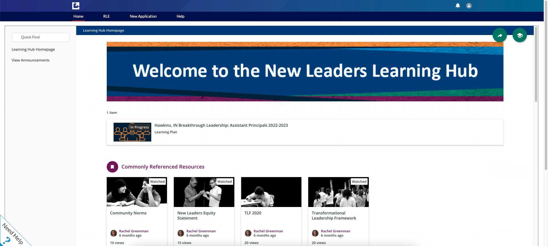 Participant Learning Hub Tour