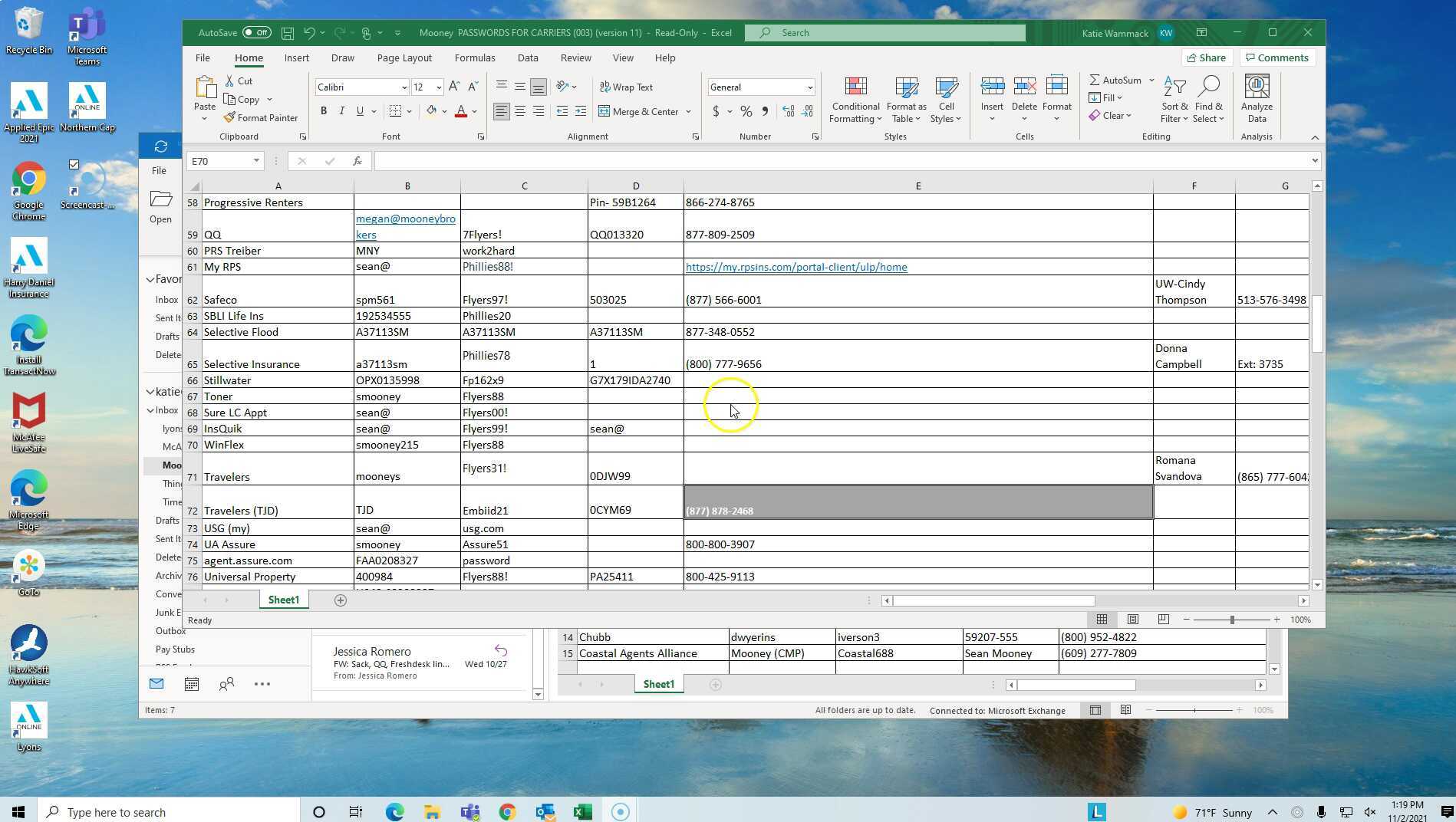 Mooney Printing Weekly Reports