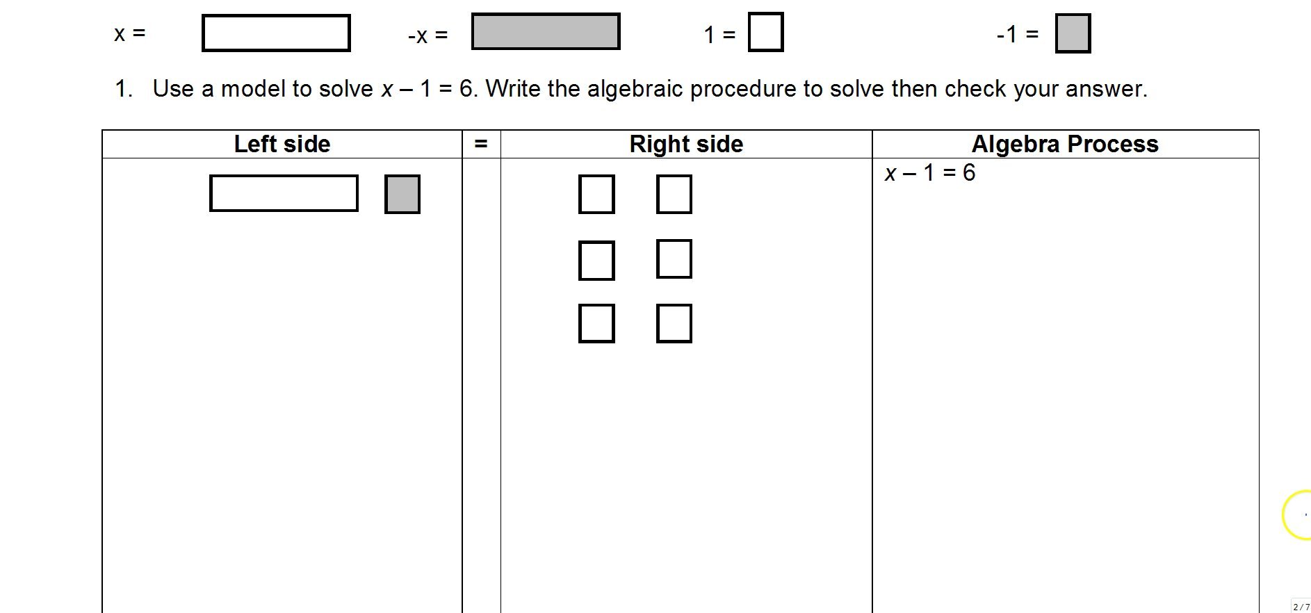 Math A Lesson 4.1A part 2