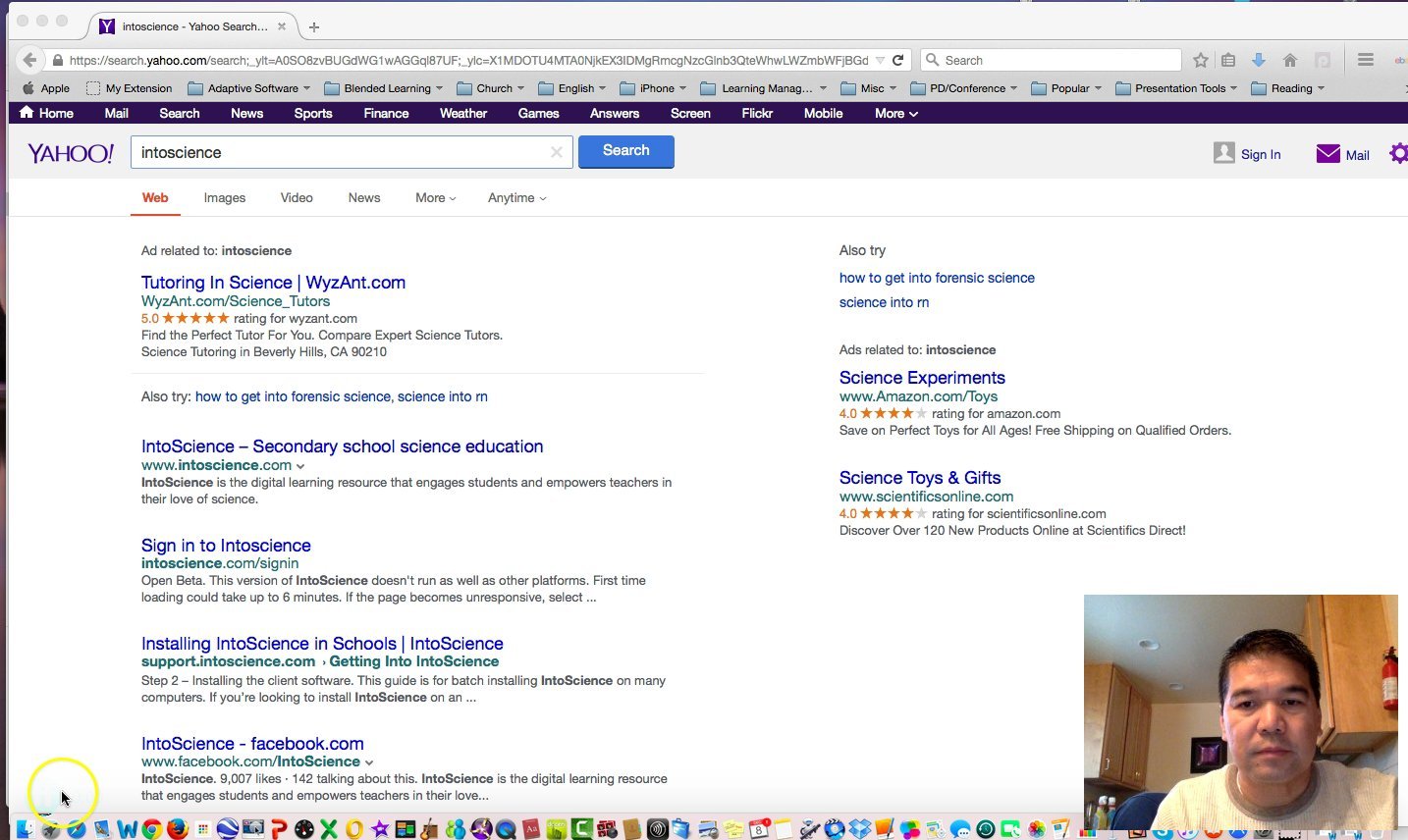 IntoScience Login Demo