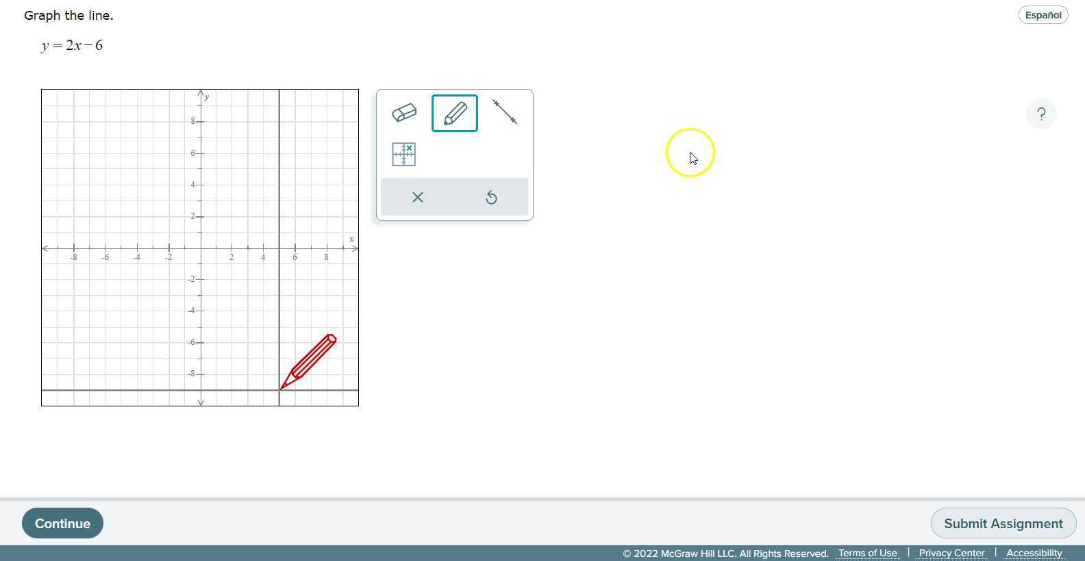 Aleks Math Graphs GRAPHING TOOLS (LINE) IN ALEKS