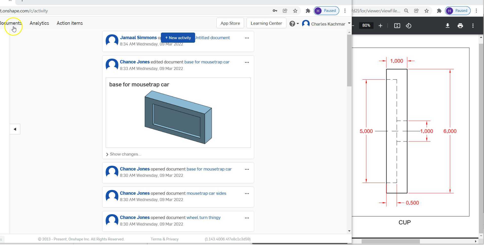 CUP ONSHAPE TUTORIAL
