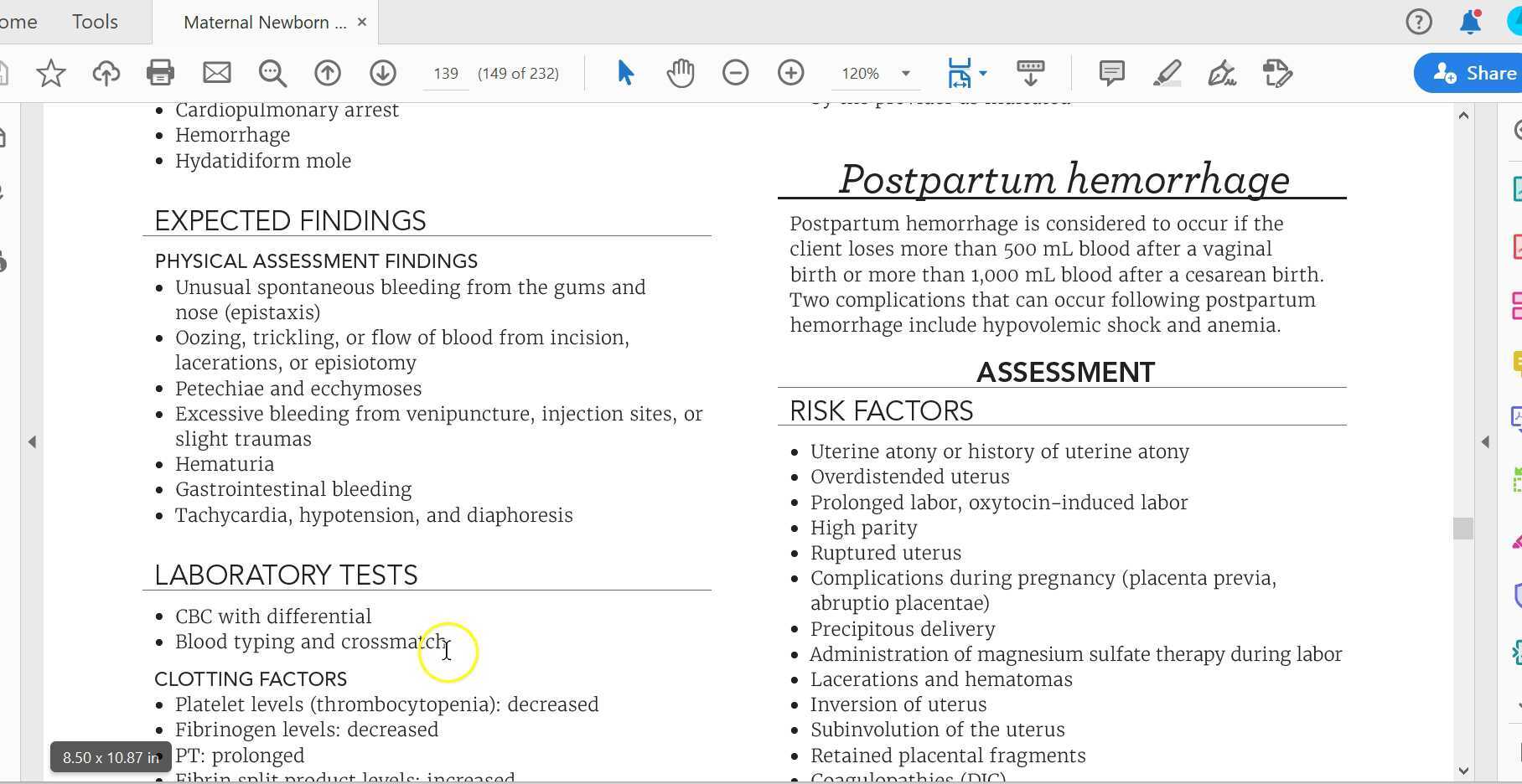 review-post-partum-complications-spring-2020