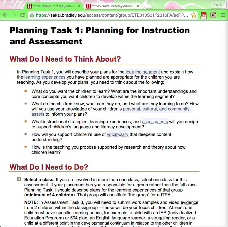 Task 1 - Lesson Planning and Commentary