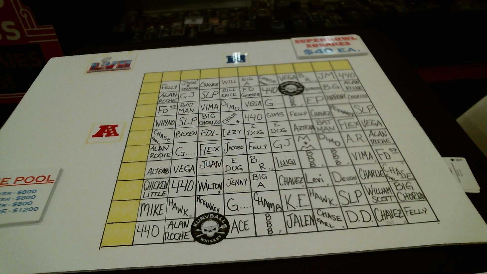 $40 squares Random