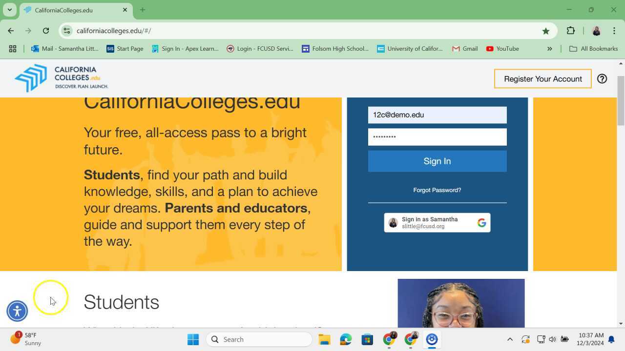 Ccgi CCGI and Financial Aid