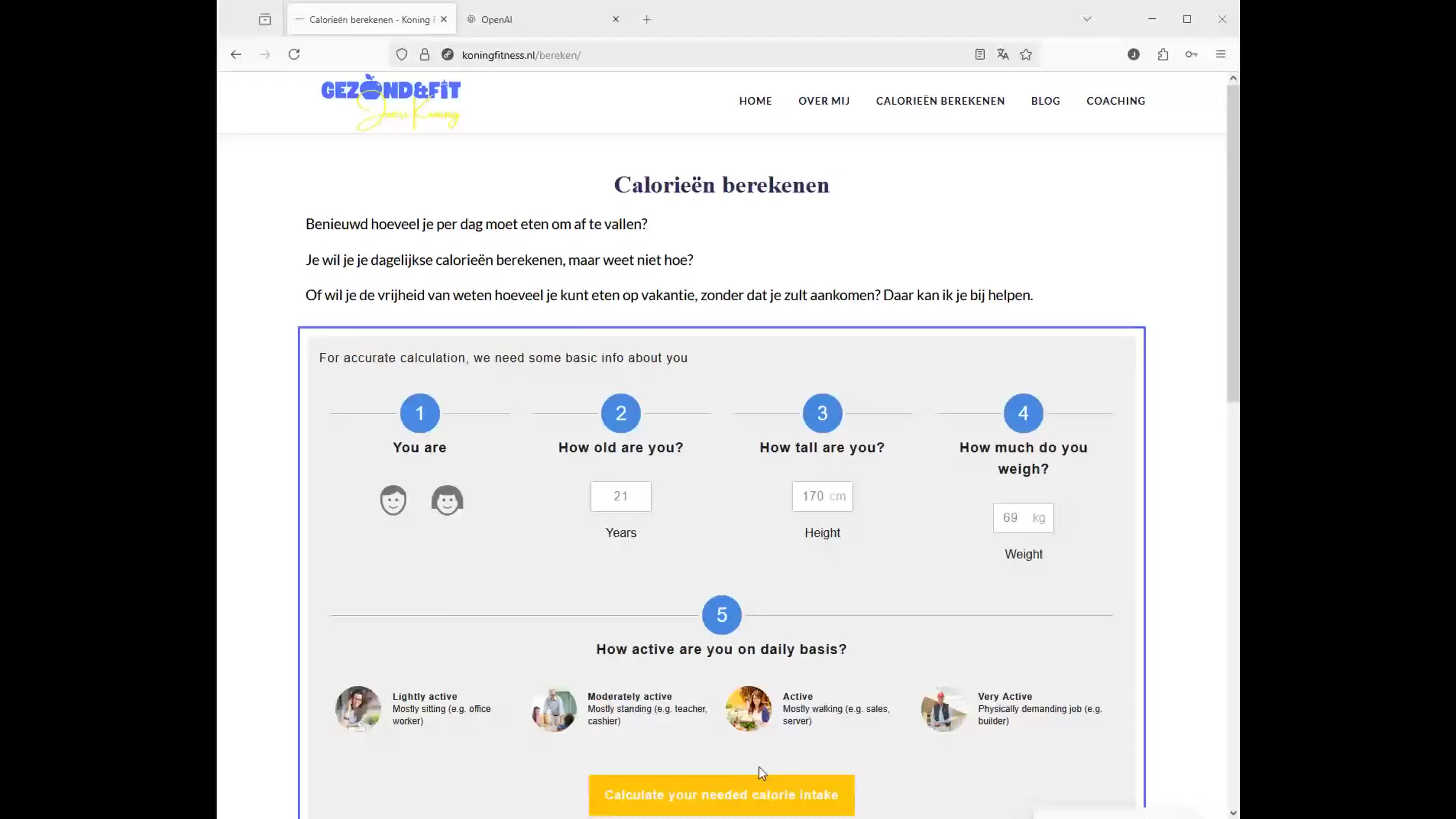 3. Hoeveel moet je eten op een dag?