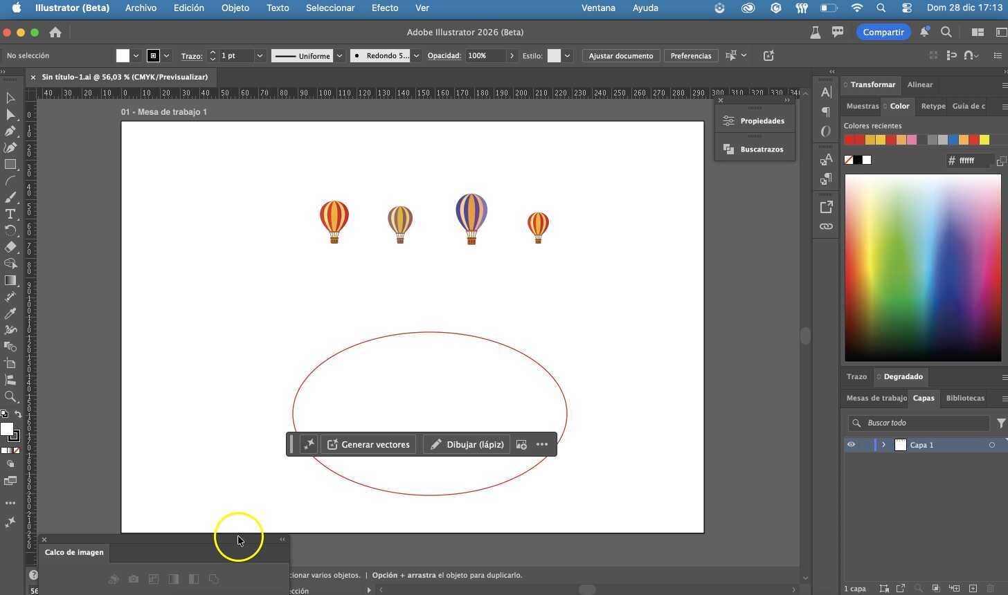 Distribuir objetos en trazado