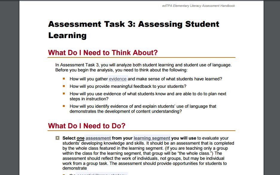 assessment learning task 3