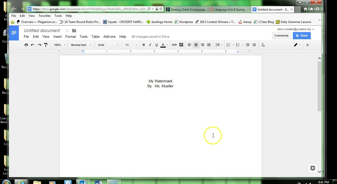Submitting a Shareable Link from Google Docs
