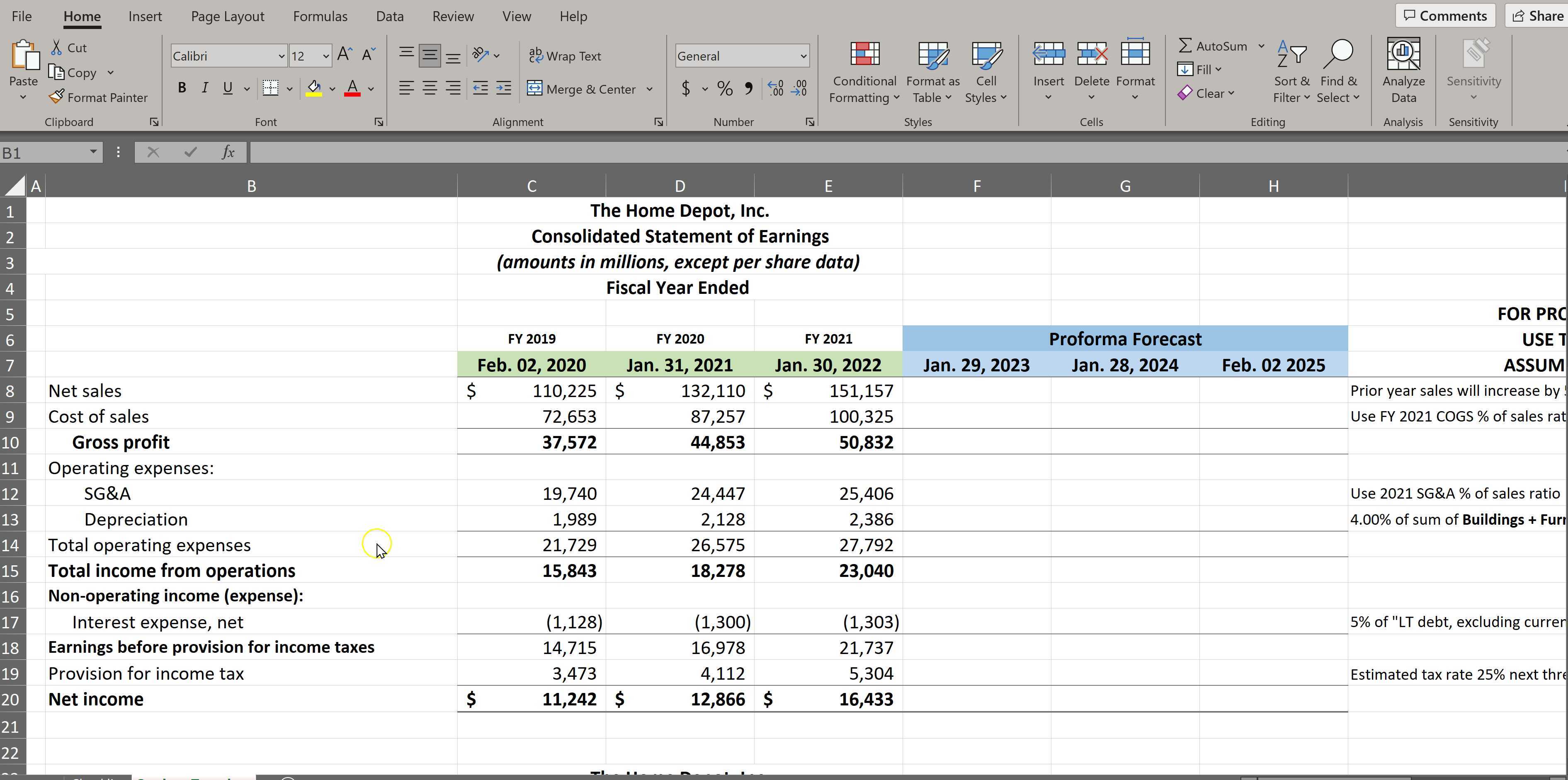 SLA 5 Determining and Computing Projection Rates