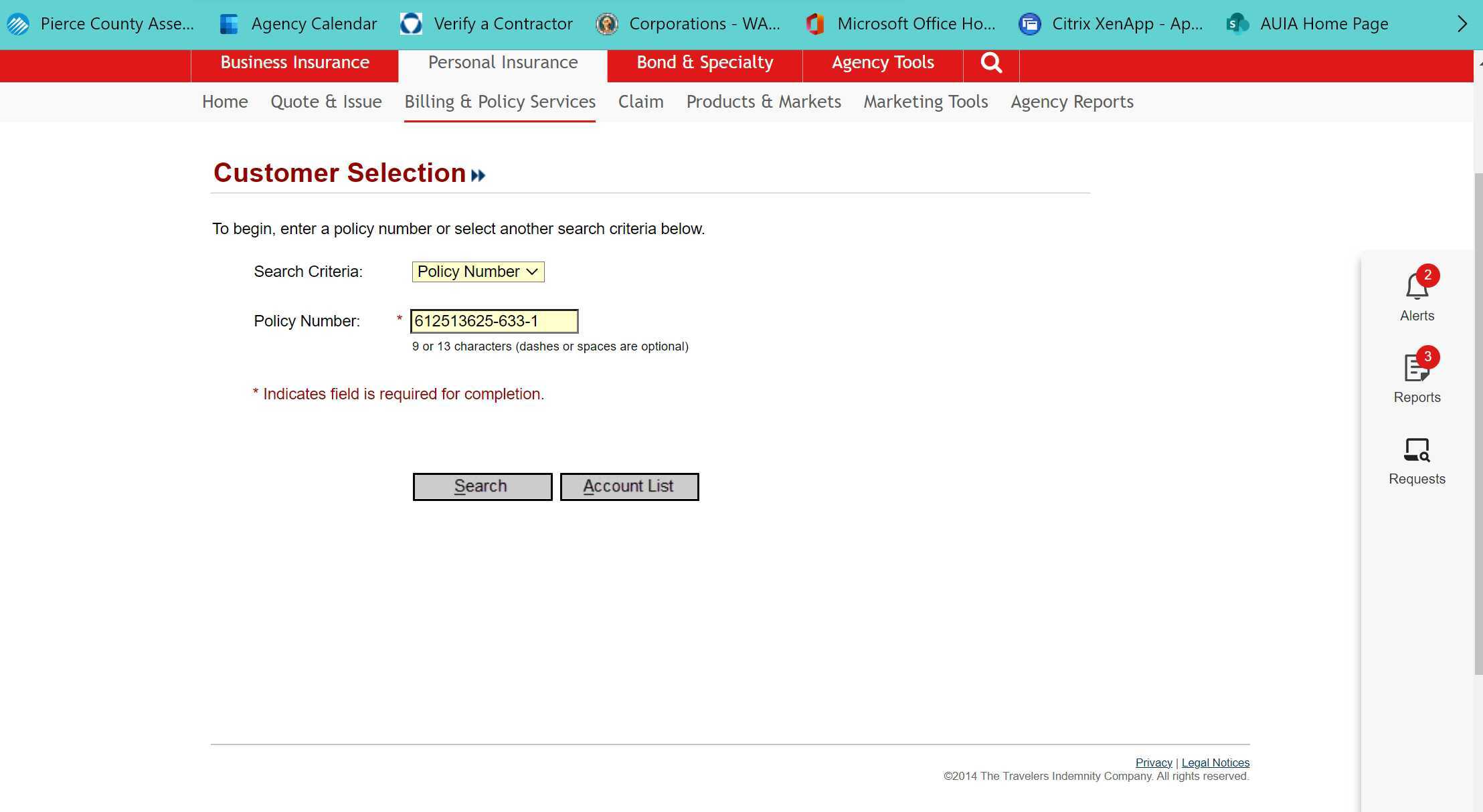Mailing Address Change Travelers & GeoVera