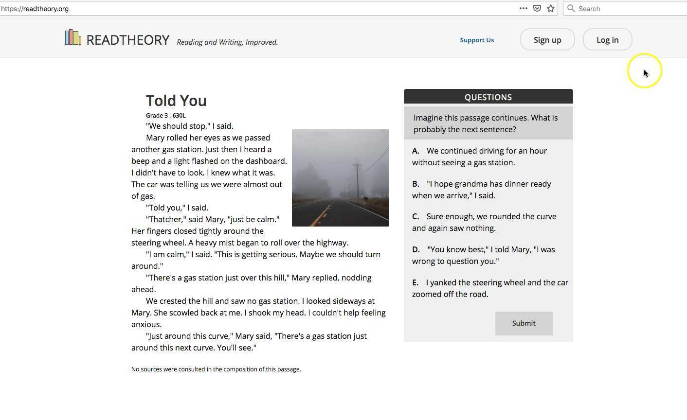 Read Theory Teacher Intro