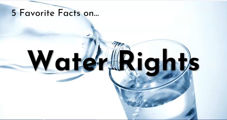 5  Facts on AZ Water Rights