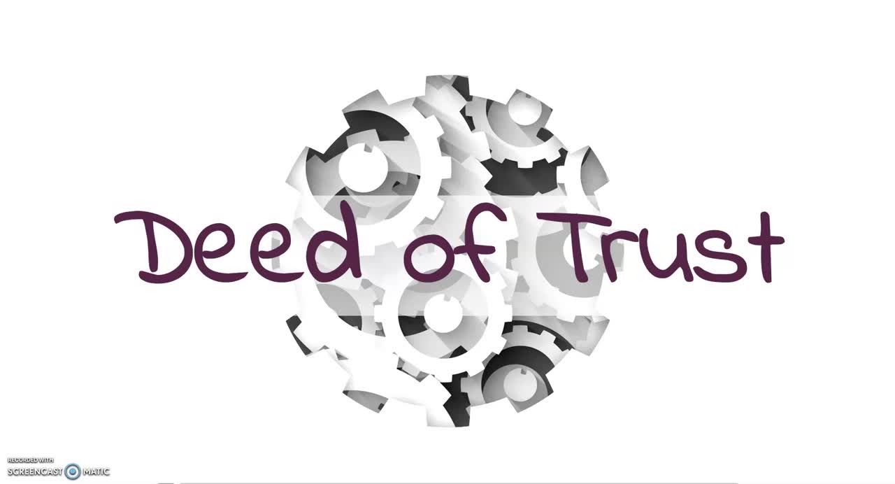 Deed of Trust