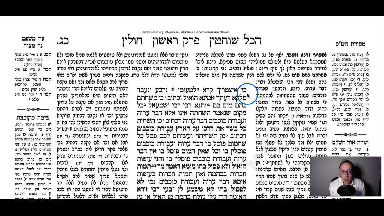 Chullin Daf 23a Daf Yomi Gemara (Talmud) Meseches Chullin Mesechet Chulin Masechet Hullin