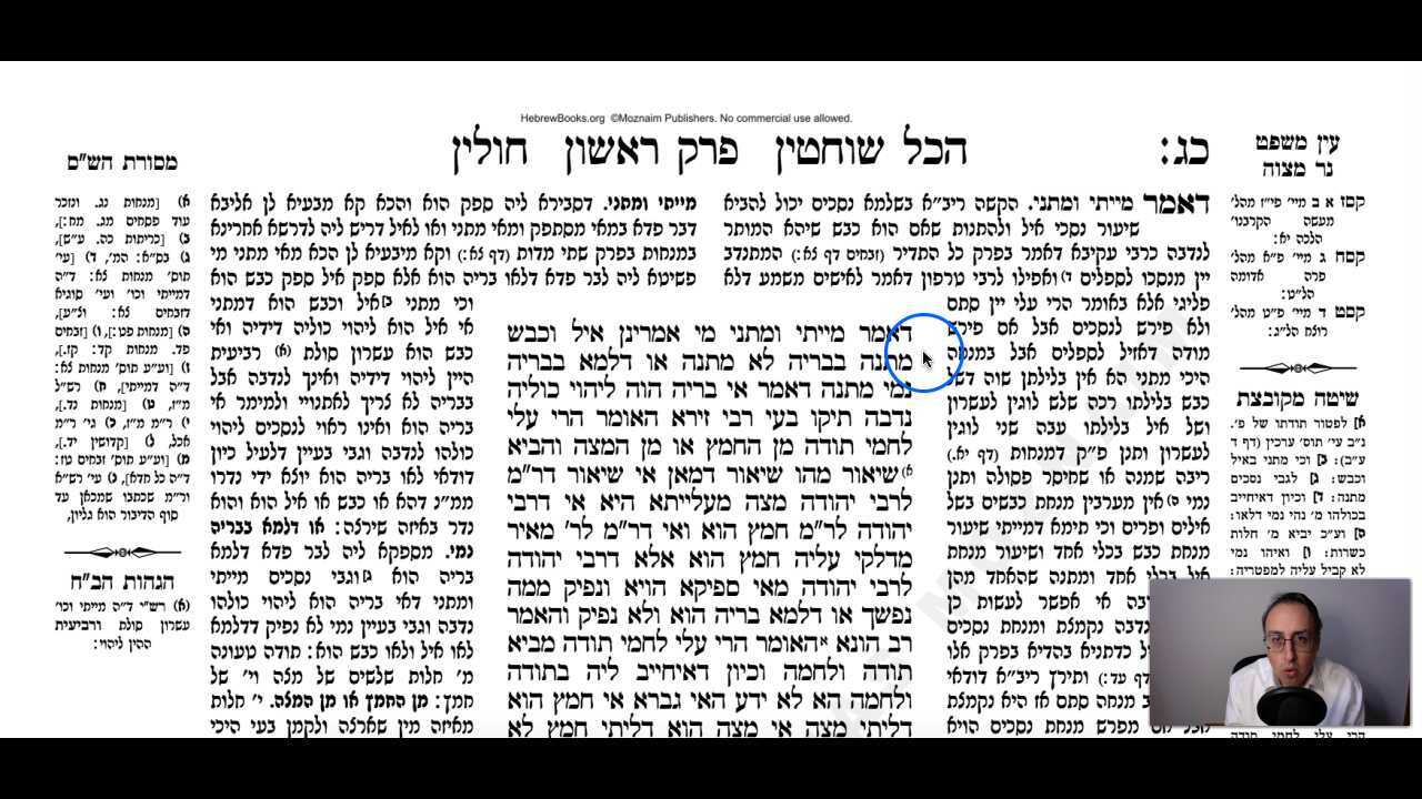 Chullin Daf 23b Daf Yomi Gemara (Talmud) Meseches Chullin Mesechet Chulin Masechet Hullin