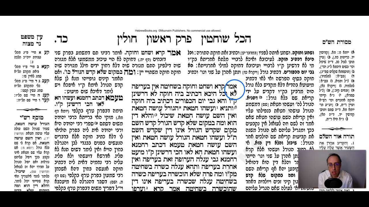 Chullin Daf 24a Daf Yomi Gemara (Talmud) Meseches Chullin Mesechet Chulin Masechet Hullin