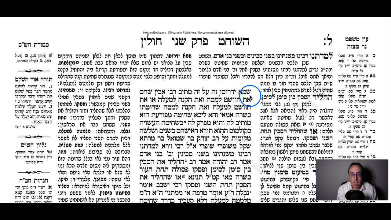 Chullin Daf 30b Daf Yomi Gemara (Talmud) Meseches Chullin Mesechet Chulin Masechet Hullin