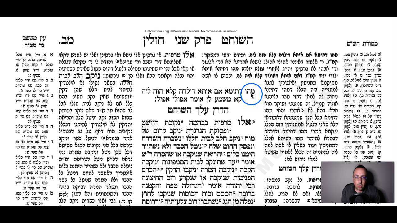 Chullin Daf 42a Daf Yomi Gemara (Talmud) Meseches Chullin Mesechet Chulin Masechet Hullin