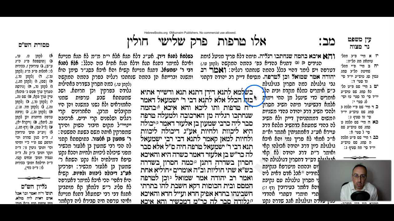 Chullin Daf 42b Daf Yomi Gemara (Talmud) Meseches Chullin Mesechet Chulin Masechet Hullin