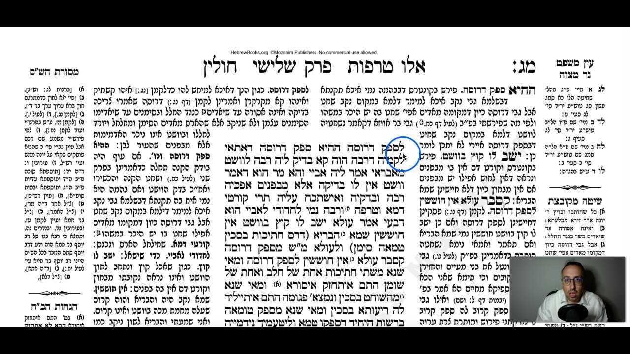 Chullin Daf 43b Daf Yomi Gemara (Talmud) Meseches Chullin Mesechet Chulin Masechet Hullin