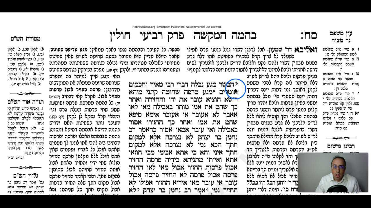 Chullin Daf 68b Daf Yomi Gemara (Talmud) Meseches Chullin Mesechet Chulin Masechet Hullin