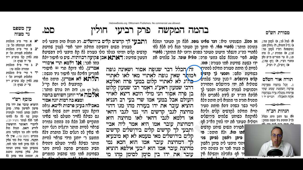 Chullin Daf 69a Daf Yomi Gemara (Talmud) Meseches Chullin Mesechet Chulin Masechet Hullin