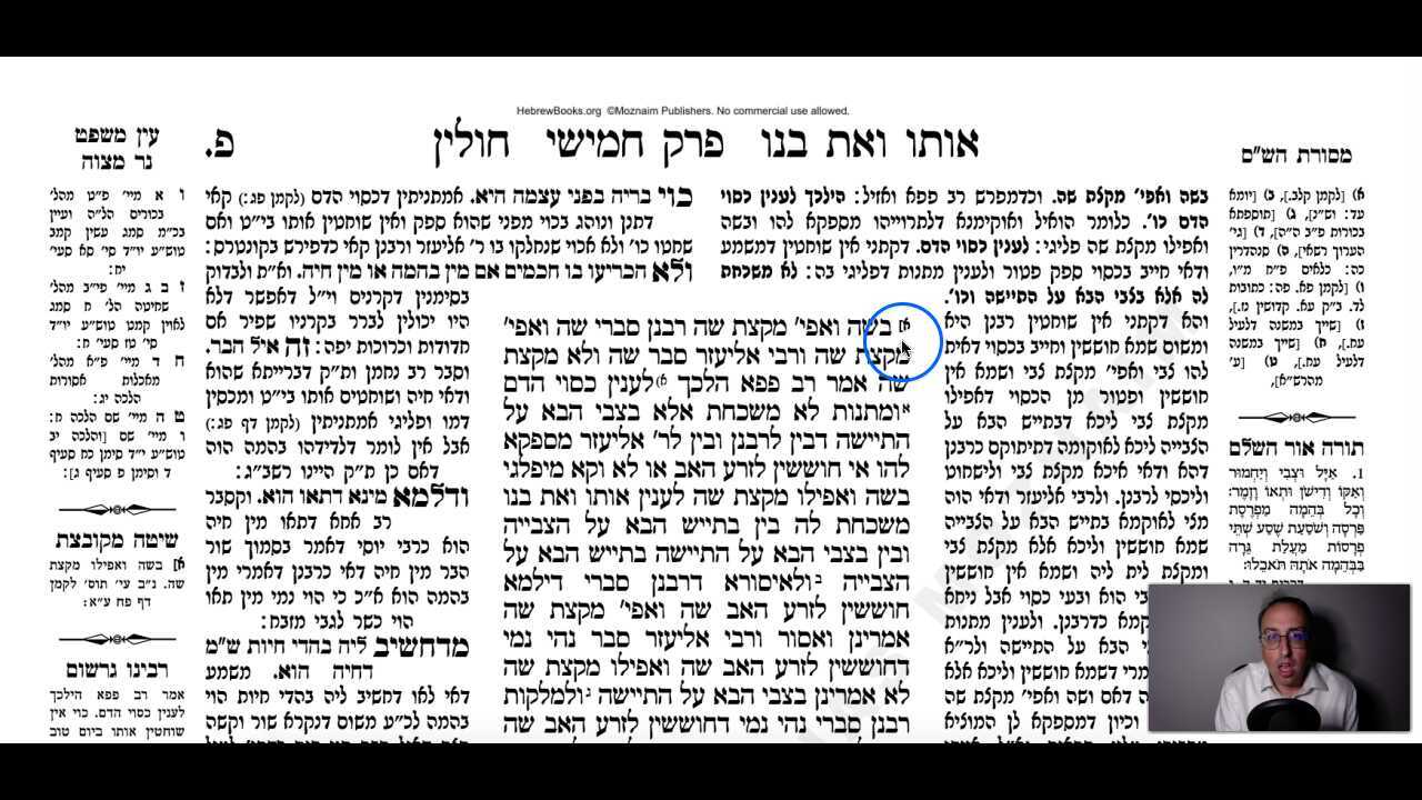 Chullin Daf 80a Daf Yomi Gemara (Talmud) Meseches Chullin Mesechet Chulin Masechet Hullin