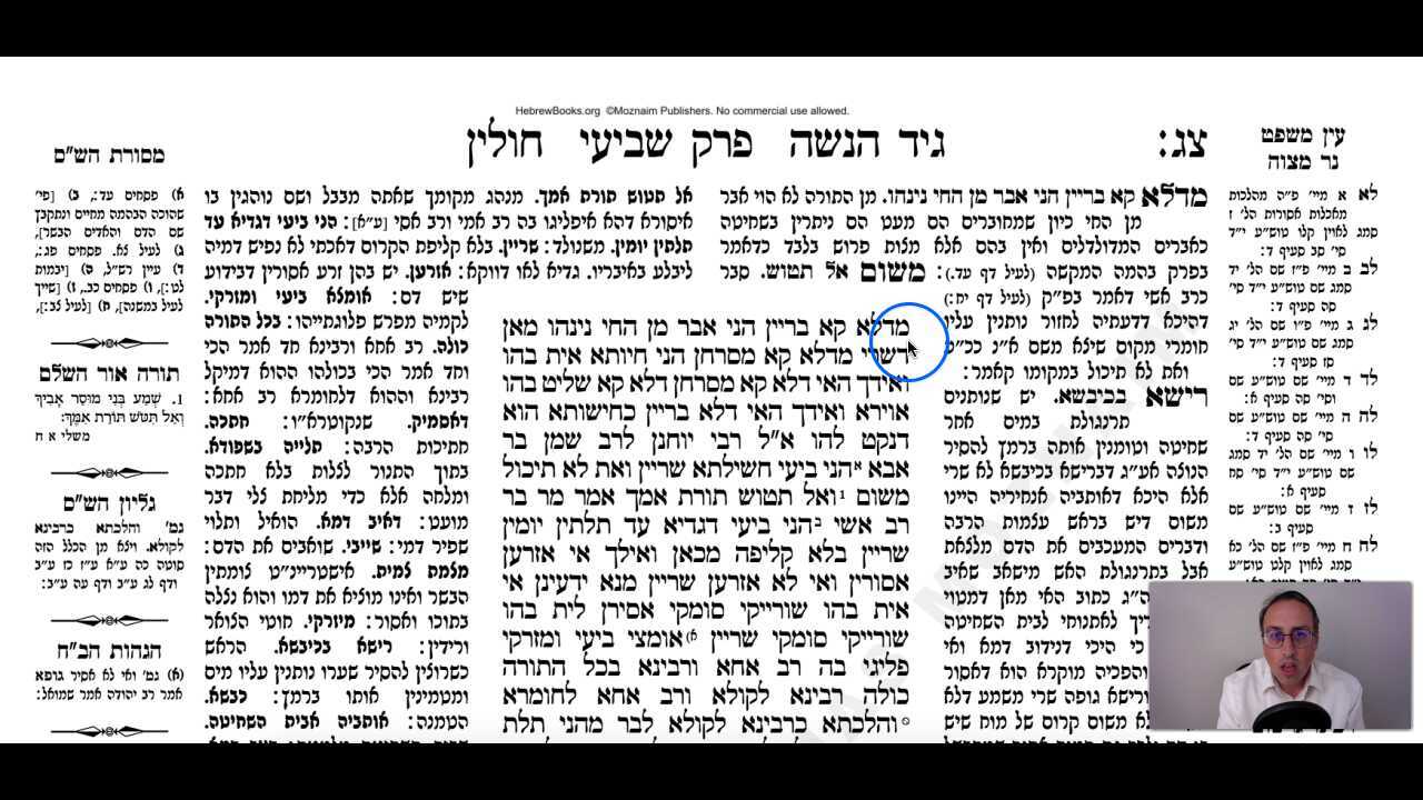 Chullin Daf 93b Daf Yomi Gemara (Talmud) Meseches Chullin Mesechet Chulin Masechet Hullin