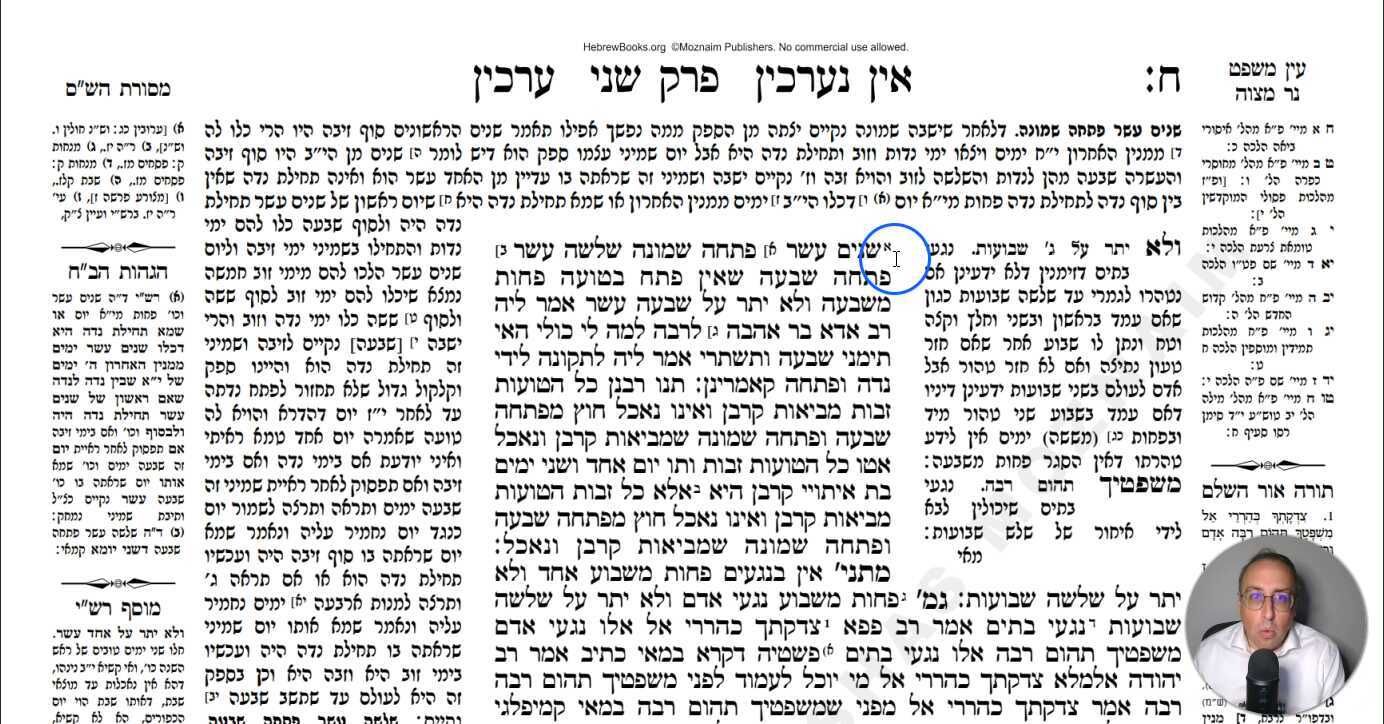 Arachin Daf 8b Daf Yomi Gemara (Talmud) Meseches Erchin Mesechet Arachin Masechet Arakhin