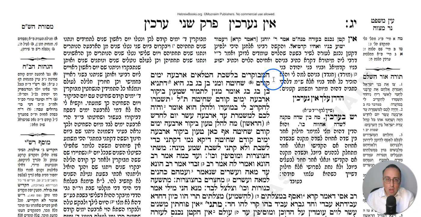Arachin Daf 13b Daf Yomi Gemara (Talmud) Meseches Arachin Mesechet Erchin Masechet Arakhin